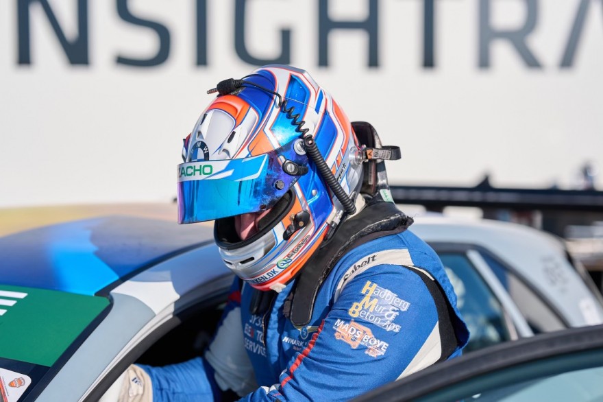 Frederik Nymark blev overrasket til New Driver Test
(Foto: TCR Denmark)